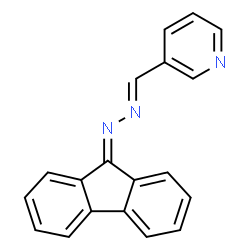 ChemSpider 2D Image | 3-[(E)-(9H-Fluoren-9-ylidenehydrazono)methyl]pyridine | C19H13N3