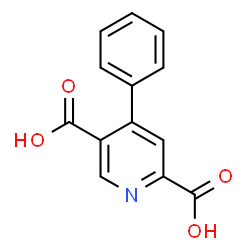 ChemSpider 2D Image | 4-Phenyl-2,5-pyridinedicarboxylic acid | C13H9NO4