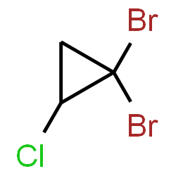 ChemSpider 2D Image | 1,1-Dibromo-2-chlorocyclopropane | C3H3Br2Cl