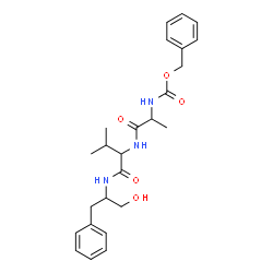 ChemSpider 2D Image | N-[(Benzyloxy)carbonyl]alanyl-N-(1-hydroxy-3-phenyl-2-propanyl)valinamide | C25H33N3O5