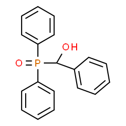 ChemSpider 2D Image | (Diphenylphosphoryl)(phenyl)methanol | C19H17O2P
