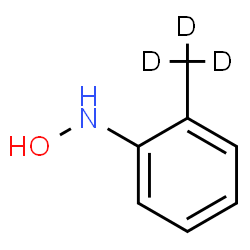 ChemSpider 2D Image | N-Hydroxy-2-(~2~H_3_)methylaniline | C7H6D3NO