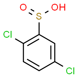 ChemSpider 2D Image | 2,5-Dichlorobenzenesulfinic acid | C6H4Cl2O2S