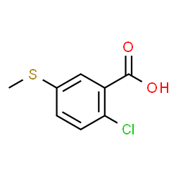 ChemSpider 2D Image | 2-Chloro-5-(Methylthio)Benzoic Acid | C8H7ClO2S