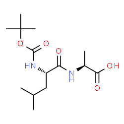 ChemSpider 2D Image | N-{[(2-Methyl-2-propanyl)oxy]carbonyl}-L-leucyl-L-alanine | C14H26N2O5