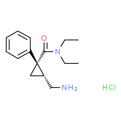 ChemSpider 2D Image | levomilnacipran hydrochloride | C15H23ClN2O