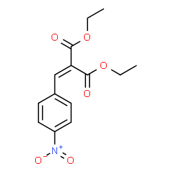 ChemSpider 2D Image | Diethyl (4-nitrobenzylidene)malonate | C14H15NO6