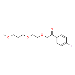 ChemSpider 2D Image | 1-(4-Iodophenyl)-2-[2-(3-methoxypropoxy)ethoxy]ethanone | C14H19IO4