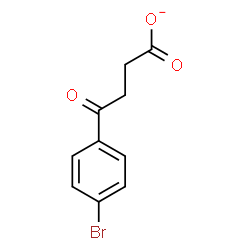 ChemSpider 2D Image | 4-(4-Bromophenyl)-4-oxobutanoate | C10H8BrO3