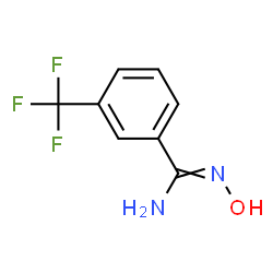 ChemSpider 2D Image | N'-Hydroxy-3-(trifluoromethyl)benzimidamide | C8H7F3N2O