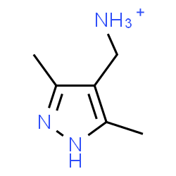 ChemSpider 2D Image | (3,5-Dimethyl-1H-pyrazol-4-yl)methanaminium | C6H12N3