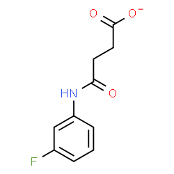 ChemSpider 2D Image | 4-[(3-Fluorophenyl)amino]-4-oxobutanoate | C10H9FNO3