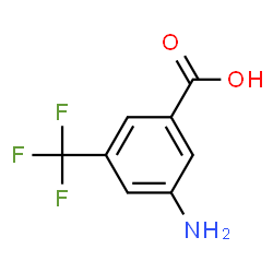 ChemSpider 2D Image | 3-Amino-5-(trifluoromethyl)benzoic acid | C8H6F3NO2