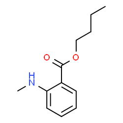 ChemSpider 2D Image | Butyl 2-(methylamino)benzoate | C12H17NO2