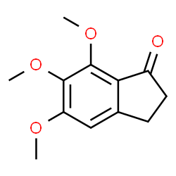 ChemSpider 2D Image | 5,6,7-Trimethoxy-1-indanone | C12H14O4