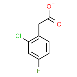 ChemSpider 2D Image | (2-Chloro-4-fluorophenyl)acetate | C8H5ClFO2