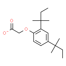 ChemSpider 2D Image | [2,4-Bis(2-methyl-2-butanyl)phenoxy]acetate | C18H27O3