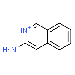 ChemSpider 2D Image | 3-Aminoisoquinolinium | C9H9N2