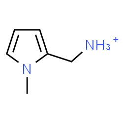 ChemSpider 2D Image | (1-Methyl-1H-pyrrol-2-yl)methanaminium | C6H11N2