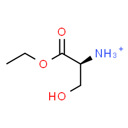 ChemSpider 2D Image | (2S)-1-Ethoxy-3-hydroxy-1-oxo-2-propanaminium | C5H12NO3