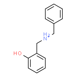 ChemSpider 2D Image | N-Benzyl(2-hydroxyphenyl)methanaminium | C14H16NO