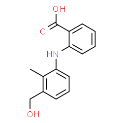 ChemSpider 2D Image | 2-{[3-(Hydroxymethyl)-2-methylphenyl]amino}benzoic acid | C15H15NO3