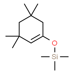 ChemSpider 2D Image | Cyclohexene, 3,3,5,5-tetramethyl-1-(trimethylsilyloxy)- | C13H26OSi