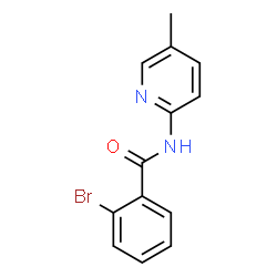 ChemSpider 2D Image | 2-Bromo-N-(5-methyl-2-pyridinyl)benzamide | C13H11BrN2O