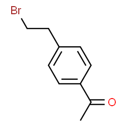 ChemSpider 2D Image | 4'-(2-Bromoethyl)acetophenone | C10H11BrO