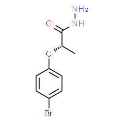 ChemSpider 2D Image | (2S)-2-(4-Bromophenoxy)propanehydrazide | C9H11BrN2O2