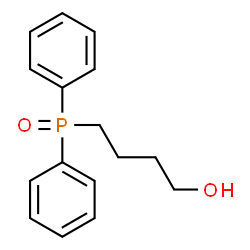 ChemSpider 2D Image | 4-(Diphenylphosphoryl)-1-butanol | C16H19O2P