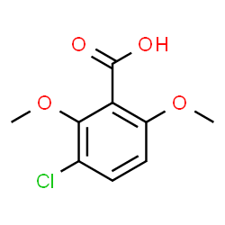 ChemSpider 2D Image | 3-Chloro-2,6-dimethoxybenzoic acid | C9H9ClO4