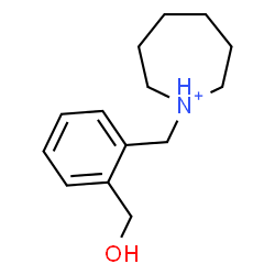 ChemSpider 2D Image | 1-[2-(Hydroxymethyl)benzyl]azepanium | C14H22NO
