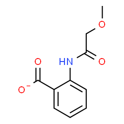 ChemSpider 2D Image | 2-[(Methoxyacetyl)amino]benzoate | C10H10NO4