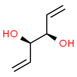 ChemSpider 2D Image | (3R,4R)-1,5-Hexadiene-3,4-diol | C6H10O2