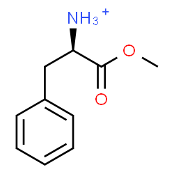 ChemSpider 2D Image | (2R)-1-Methoxy-1-oxo-3-phenyl-2-propanaminium | C10H14NO2