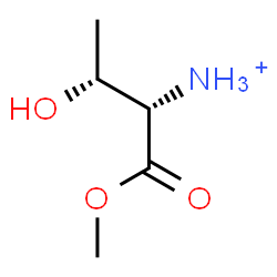 ChemSpider 2D Image | (2S,3R)-3-Hydroxy-1-methoxy-1-oxo-2-butanaminium | C5H12NO3