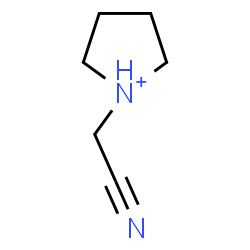 ChemSpider 2D Image | 1-(Cyanomethyl)pyrrolidinium | C6H11N2