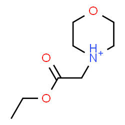 ChemSpider 2D Image | 4-(2-Ethoxy-2-oxoethyl)morpholin-4-ium | C8H16NO3