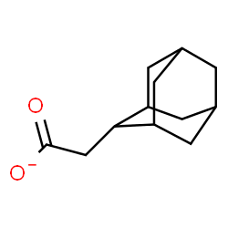 ChemSpider 2D Image | Adamantan-2-ylacetate | C12H17O2