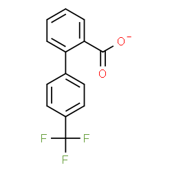 ChemSpider 2D Image | 4'-(Trifluoromethyl)-2-biphenylcarboxylate | C14H8F3O2