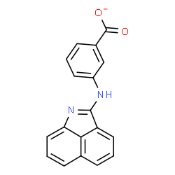 ChemSpider 2D Image | 3-(Benzo[cd]indol-2-ylamino)benzoate | C18H11N2O2