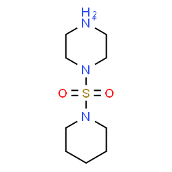 ChemSpider 2D Image | 4-(1-Piperidinylsulfonyl)piperazin-1-ium | C9H20N3O2S