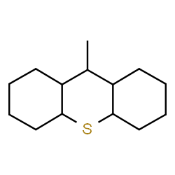 ChemSpider 2D Image | 9-Methyldodecahydro-1H-thioxanthene | C14H24S