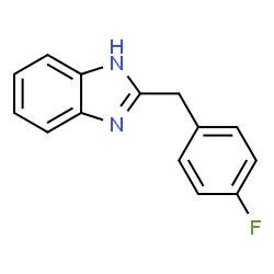 ChemSpider 2D Image | 2-(4-Fluorobenzyl)-1H-benzimidazole | C14H11FN2