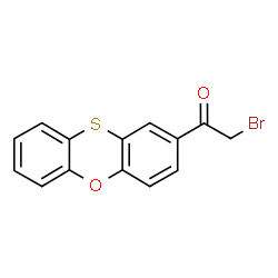 ChemSpider 2D Image | 2-[Bromoacetyl]phenoxathiin | C14H9BrO2S