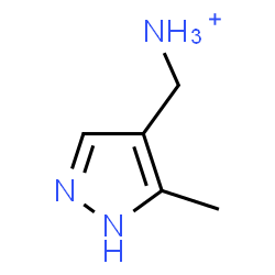 ChemSpider 2D Image | (5-Methyl-1H-pyrazol-4-yl)methanaminium | C5H10N3