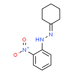 ChemSpider 2D Image | cyclohexanone, (2-nitrophenyl)hydrazone | C12H15N3O2