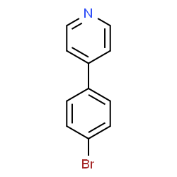 ChemSpider 2D Image | 4-(4-Bromophenyl)pyridine | C11H8BrN