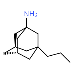 ChemSpider 2D Image | (5R,7S)-3-Propyl-1-adamantanamine | C13H23N
